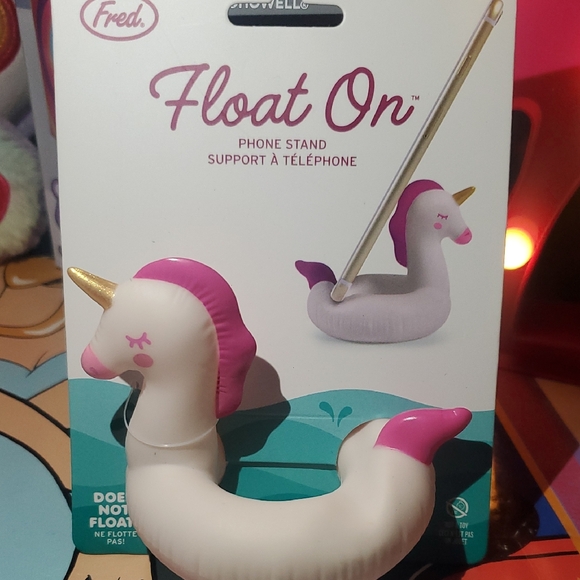 Fred Other - NWT Fred Pink and White Unicorn Phone Holder